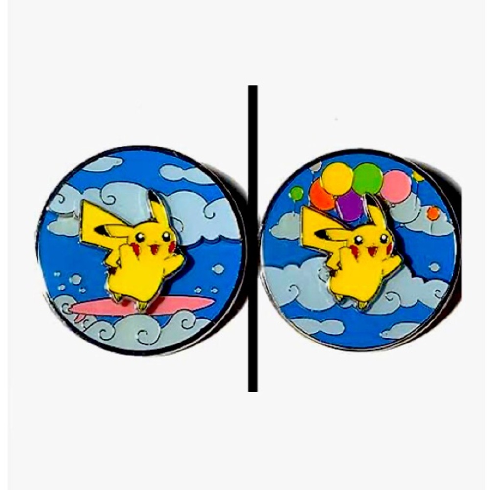 Pokemon Flying/ Surfing Pikachu Pin | 25th Anniversary Celebrations Pin